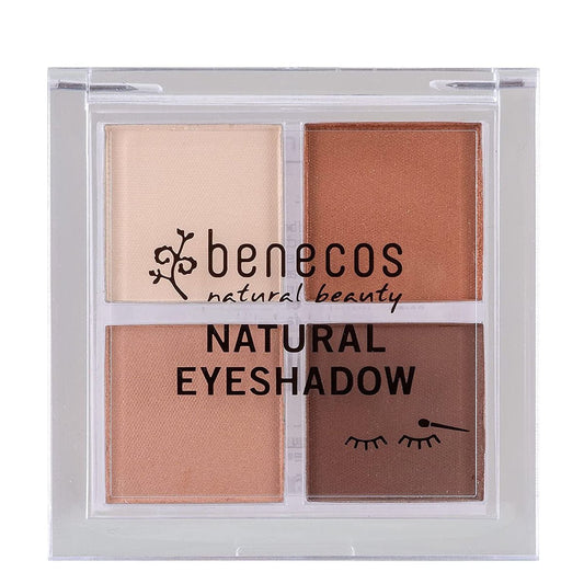 Benecos Natural Eyeshadow Quattro Coffee & Cream - 1 Stück - Beauty Center Europe
