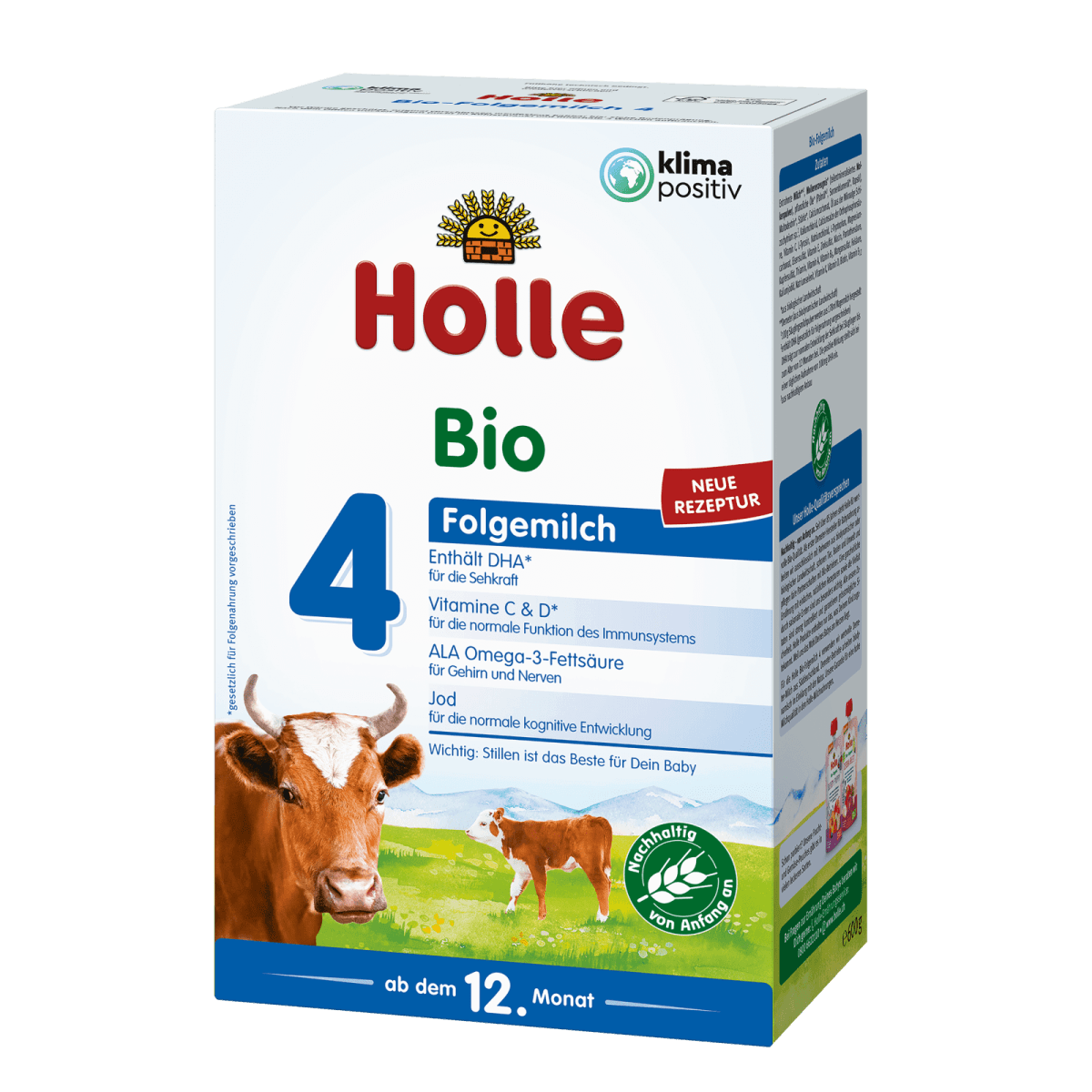Holle Bio-Folgemilch 4 ab dem 12. Monat - 600 g - bce-naturkosmetik